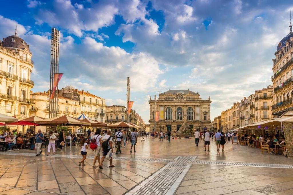 モンペリエMagnifique T3 Quartier Pres D'Arenes Tram Au Pied De L'Immeubleアパートメント エクステリア 写真